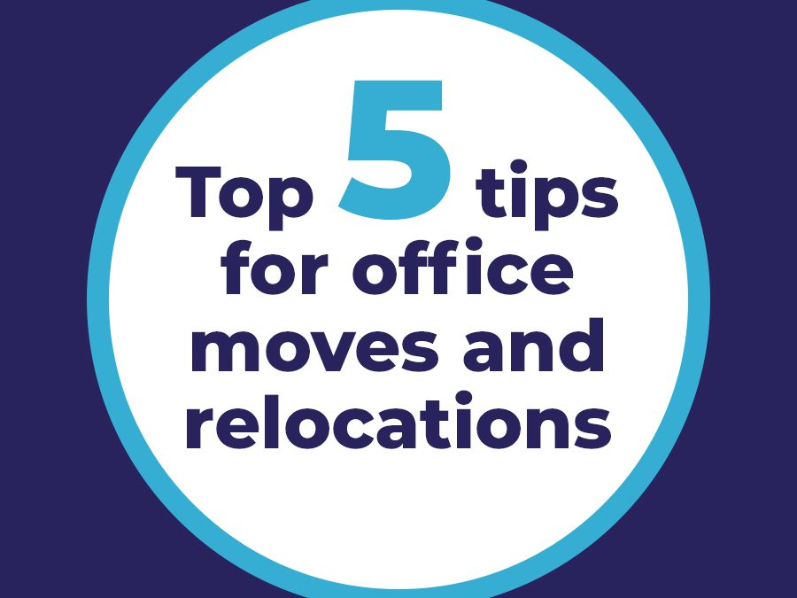 Top five tips for moving office